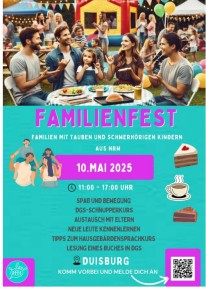 Screenshot des Plakats zum Familienfest
