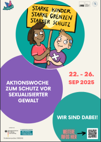 Plakat der Aktionswoche mit QR-Code